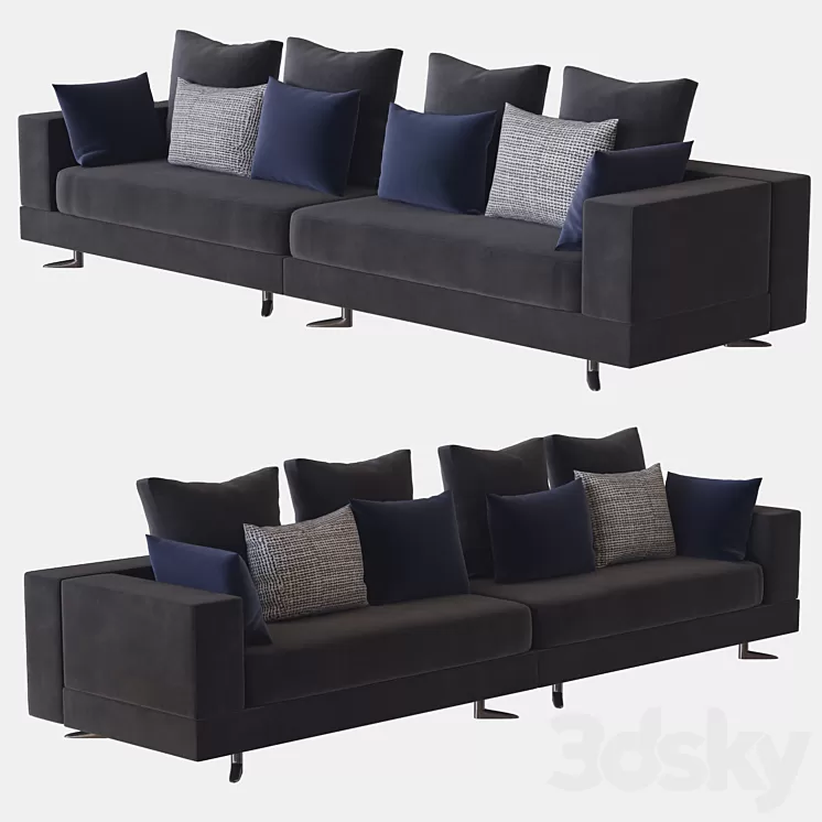 minotti  sofa 3D Model