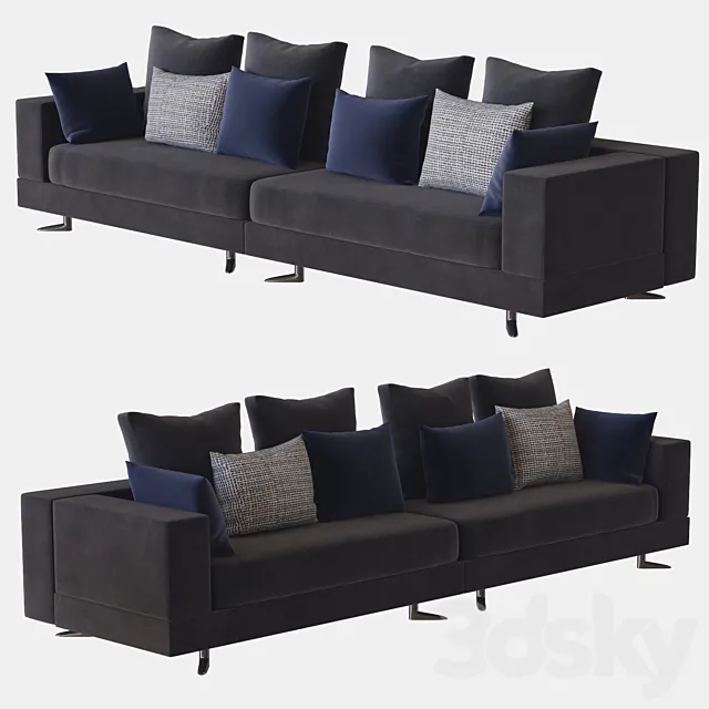 minotti sofa 3DModel minotti sofa 3DModel