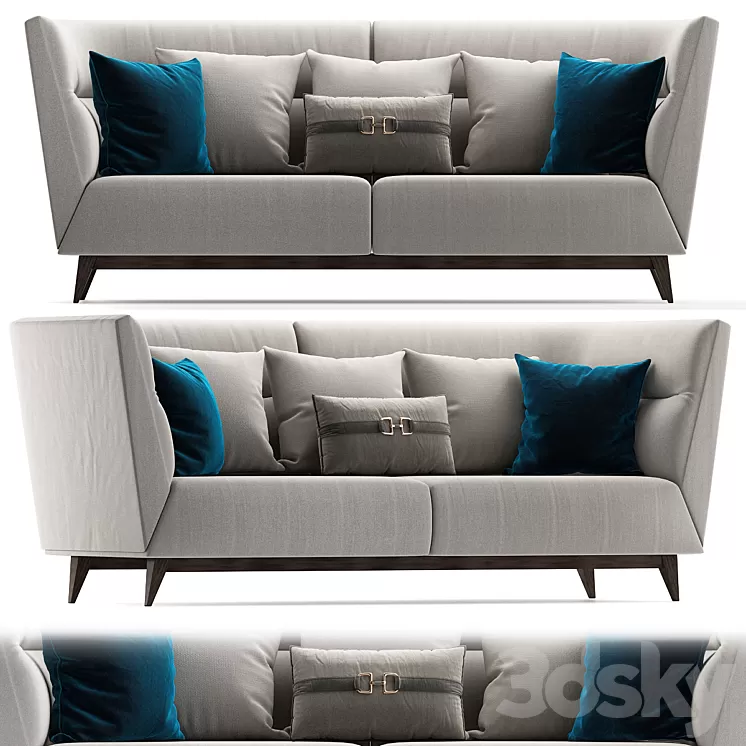 Minotti sofa moder 3D Model