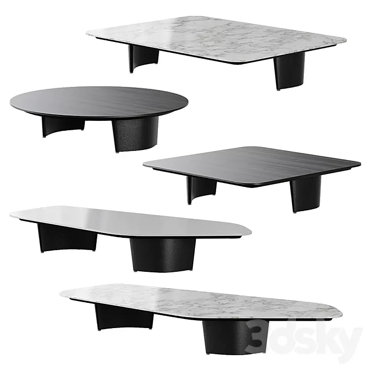 Minotti \/ Song Coffee Table 3D Model Free Download