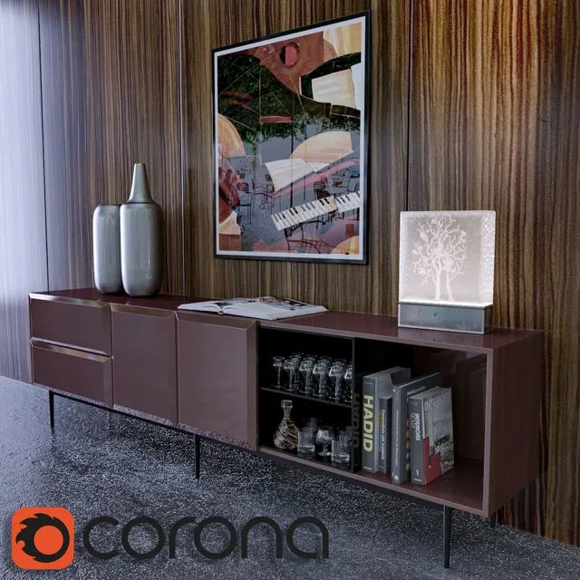 MINOTTI SPACE CONSOL 3D Model