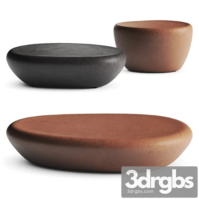 Minotti Stony Coffee Tables 3D Model Download Minotti Stony Coffee Tables 3D Model Download