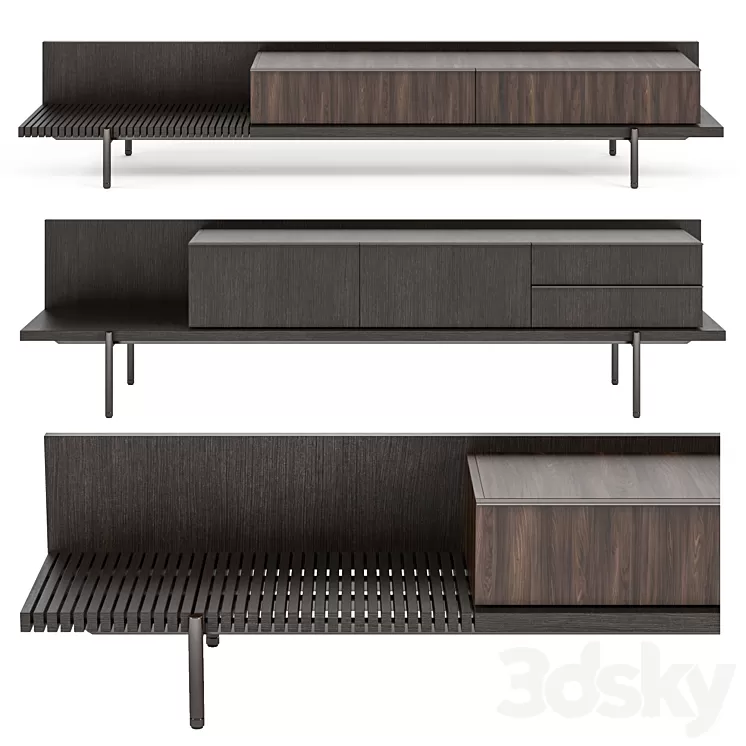 Minotti Superquadra 3D Model Free Download