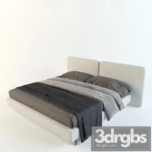 Minotti Tatlin Bed 3D Model Download