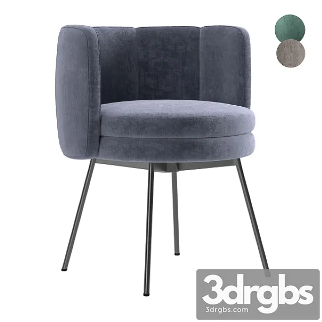 Minotti Tori Dining Chair 3D Model Download Minotti Tori Dining Chair 3D Model Download