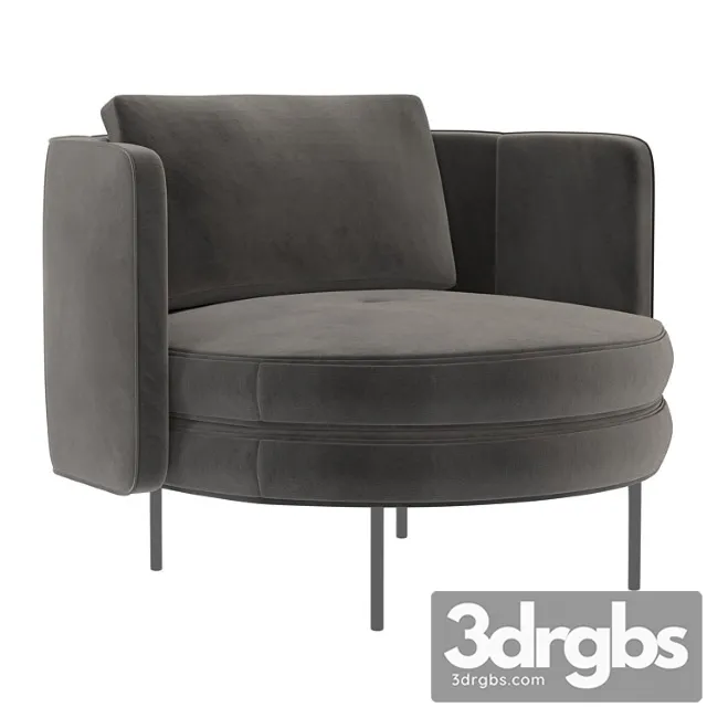 Minotti torii armchair