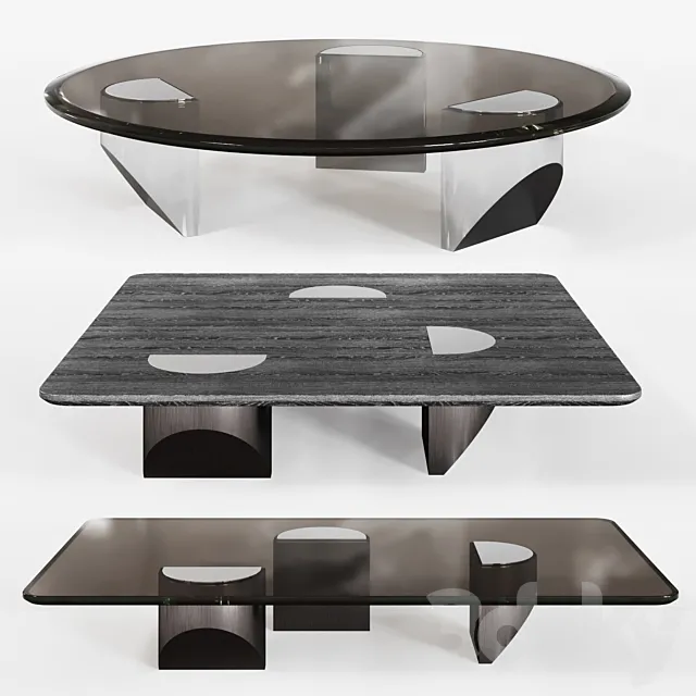 Minotti Wedge coffee table 3DModel