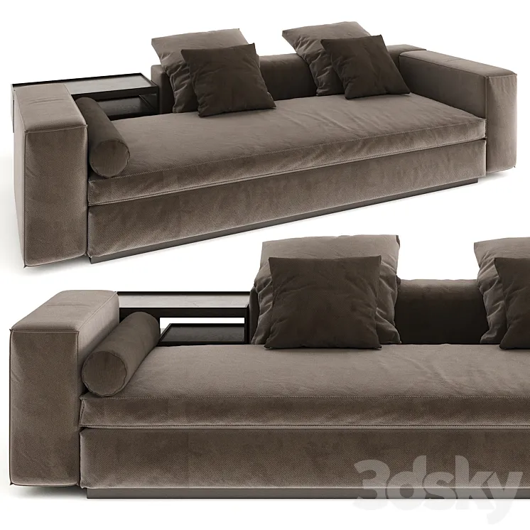 Minotti Yang 3 sofa 3D Model Free Download Minotti Yang 3 sofa 3D Model Free Download
