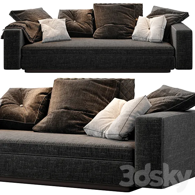 Minotti Yang Sofa Opcion A 3DModel