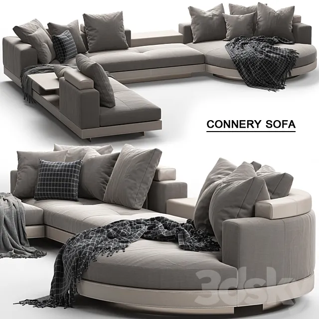 Minotti_Connery sofa 3DModel Minotti_Connery sofa 3DModel