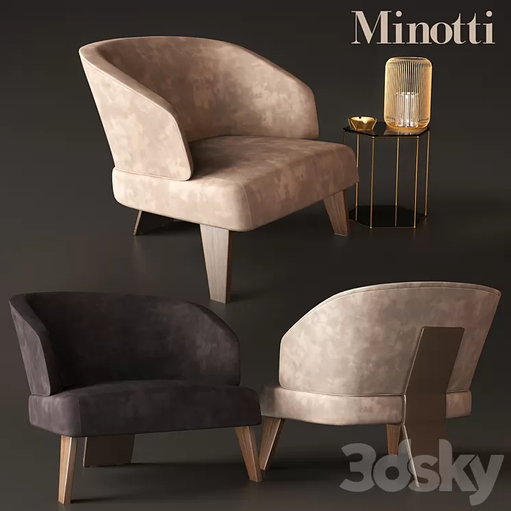 Minotti_Freeman 3D Model
