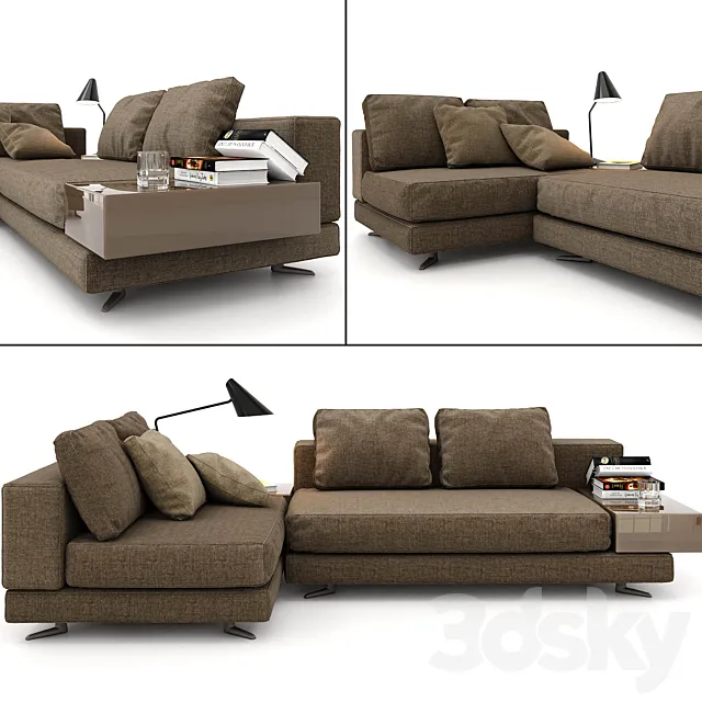 Minotti_sofa 3DModel Minotti_sofa 3DModel