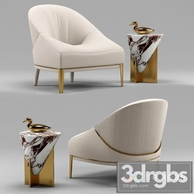Minstrel Rosemary Leather Armchair 3D Model Download Minstrel Rosemary Leather Armchair 3D Model Download