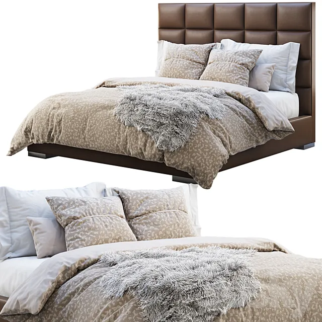 Minviso headboard bed 3DModel Minviso headboard bed 3DModel