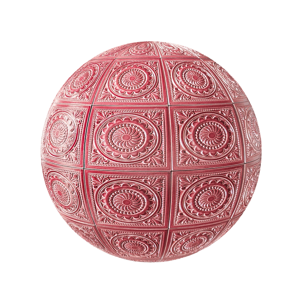 Mira ceramic – Embossed square 3D Model Mira ceramic – Embossed square 3D Model