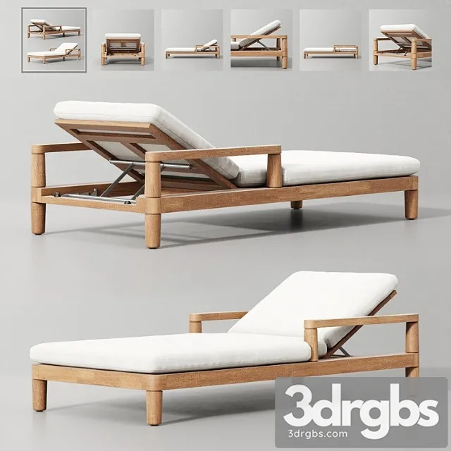 Miramar teak chaise Miramar teak chaise