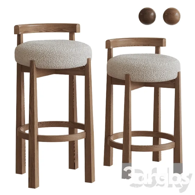 Miren bar stools by noho home in two sizes Miren bar stools by noho home in two sizes