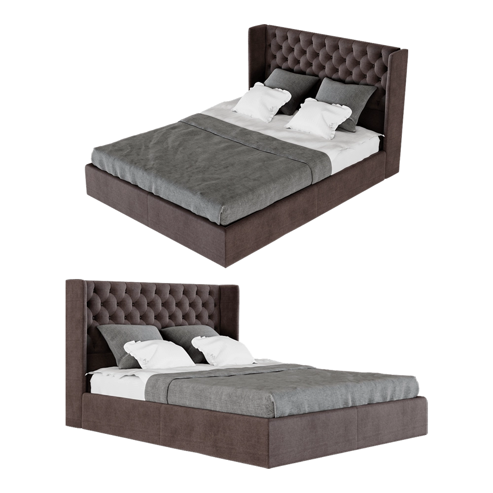 Mirlachev – Bed BARSELONA 3D Model Mirlachev – Bed BARSELONA 3D Model