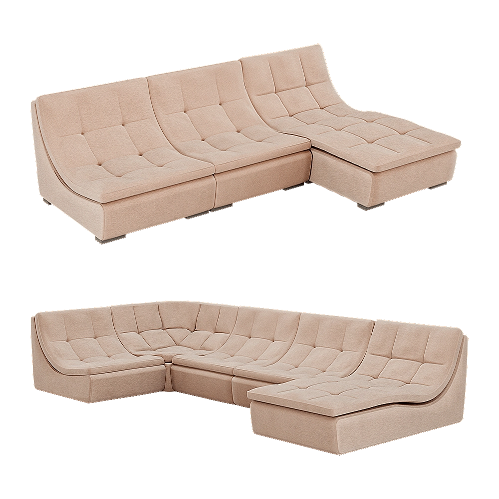 Mirlachev – Modular sofa Relax 3D Model Mirlachev – Modular sofa Relax 3D Model