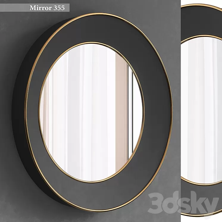 Mirror 355 3D Model Mirror 355 3D Model