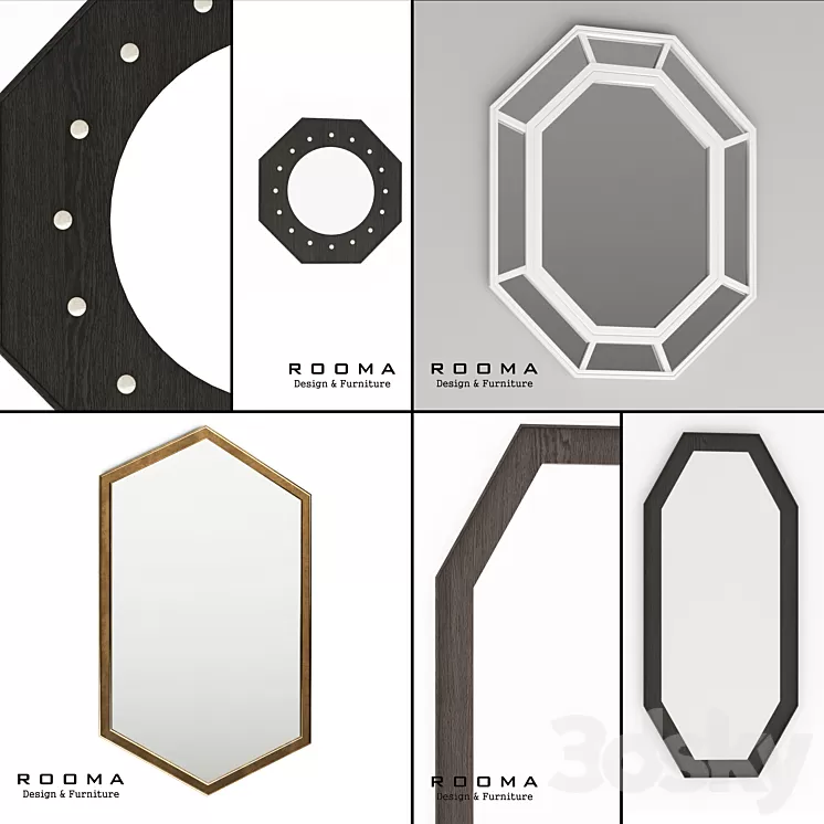 Mirror Adam Gala Ilon Mars Rooma Design 3D Model