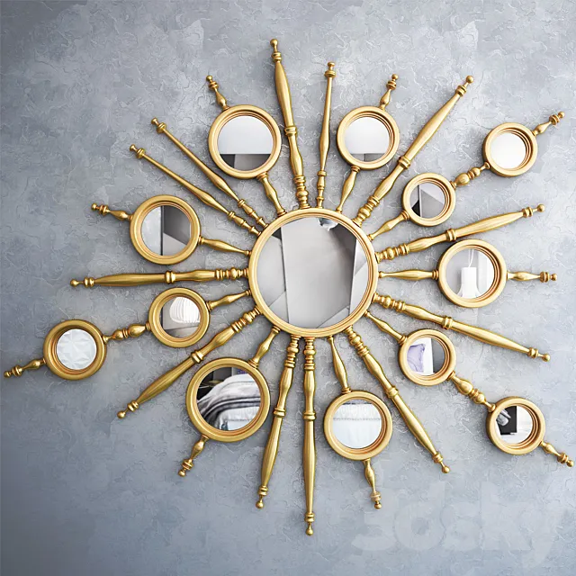 Mirror Apollo 3D Model Mirror Apollo 3D Model