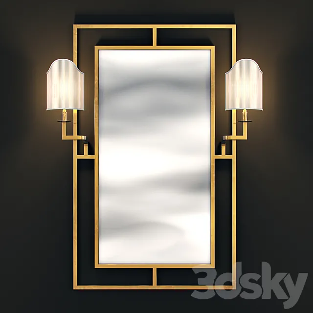 Mirror Astaire EICHHOLTZ 3DModel