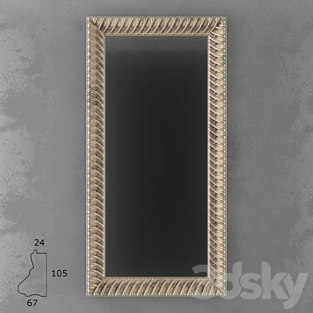 Mirror (baguette art.TL2426-3020) 3DModel Mirror (baguette art.TL2426-3020) 3DModel