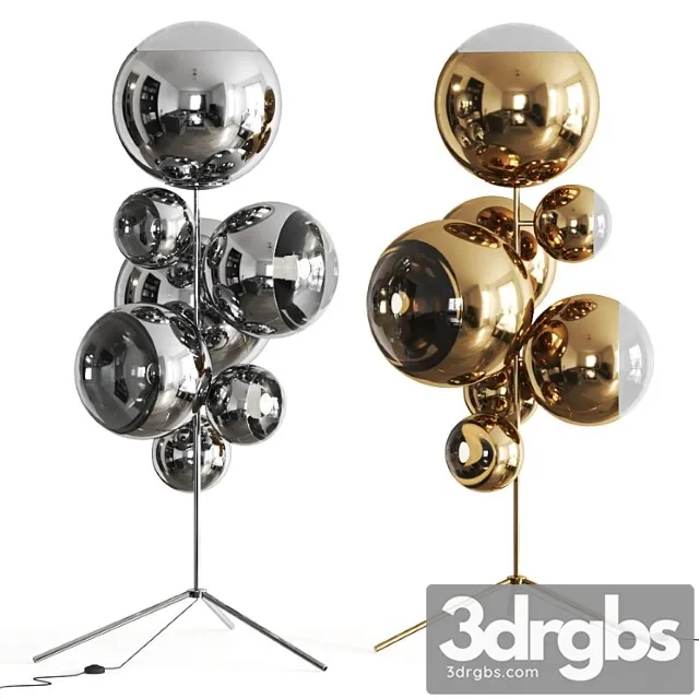Mirror ball gold stand chandelier by tom dixon floor lamp Mirror ball gold stand chandelier by tom dixon floor lamp