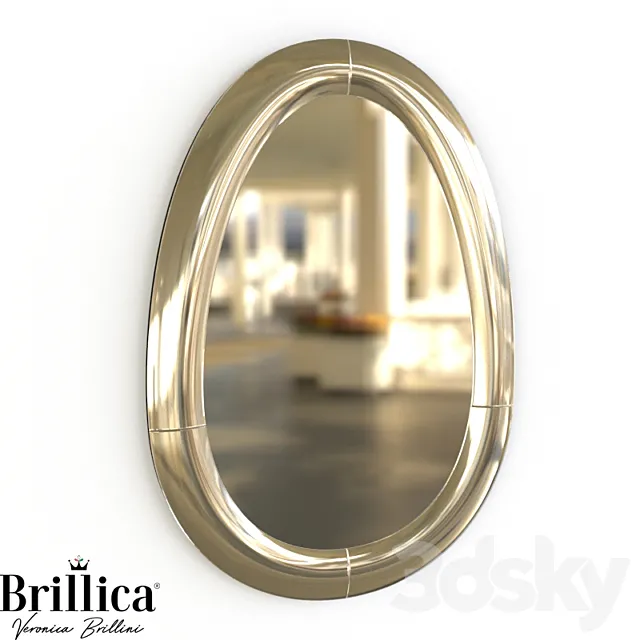 Mirror Brillica BL800 _ 1150-O40 3DModel Mirror Brillica BL800 _ 1150-O40 3DModel