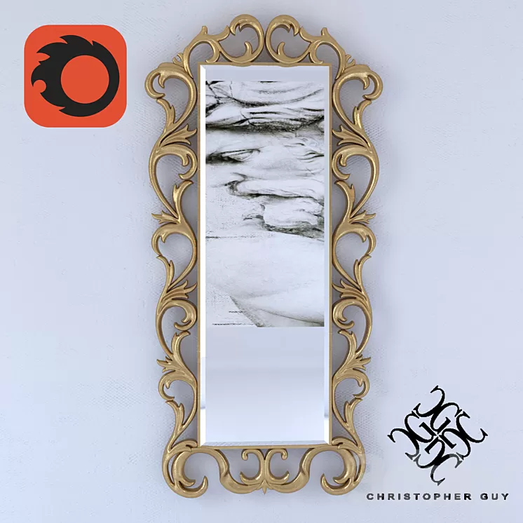 Mirror Christopher Guy FLORENTINE (on perezalivke) 3D Model