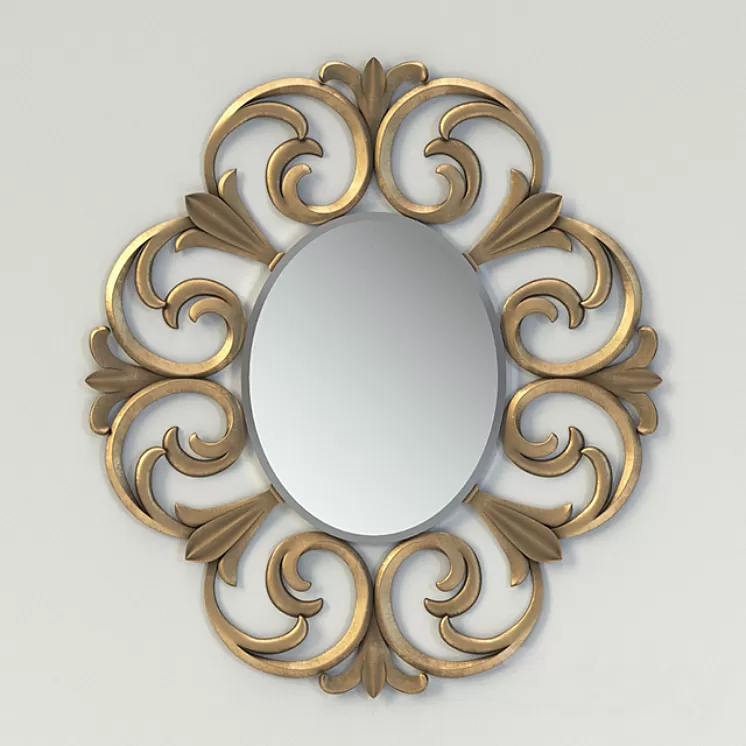 Mirror Christopher Guy Foliage oval (50-2854) 3D Model