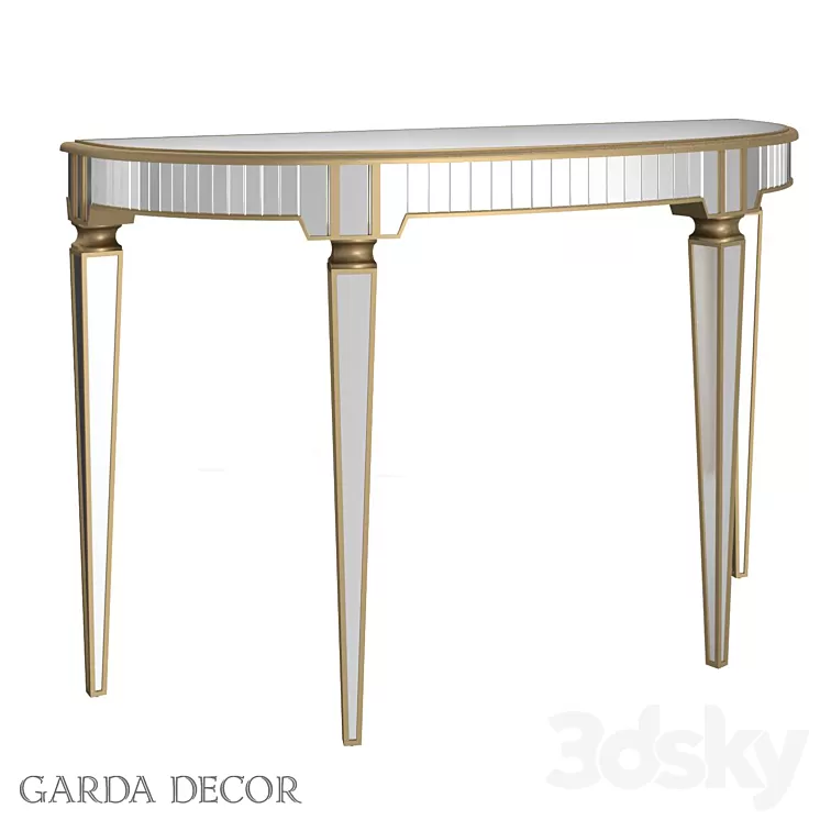 MIRROR CONSOLE KFG080 Garda Decor 3D Model MIRROR CONSOLE KFG080 Garda Decor 3D Model