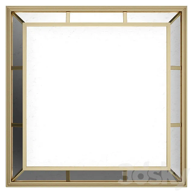 Mirror decorative square 89645 3D Model