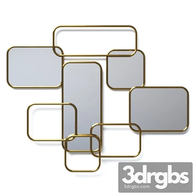 Mirror dedale laredoute 3D Model Download Mirror dedale laredoute 3D Model Download