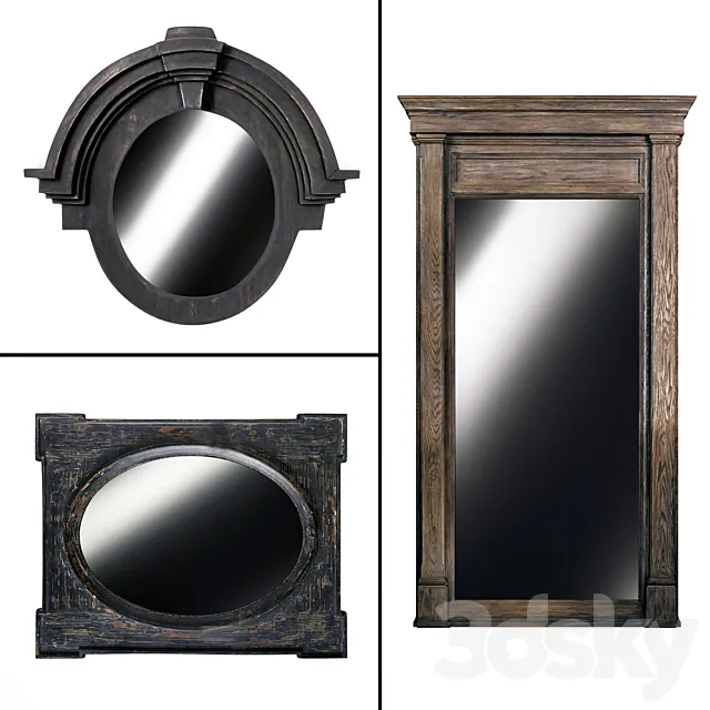 Mirror for wall 50 3DModel