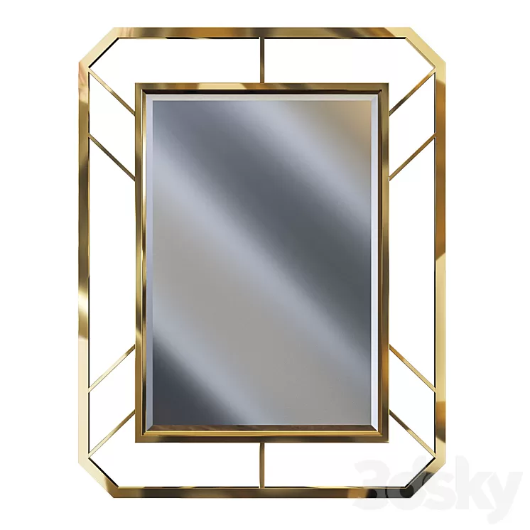 Mirror Garda Decor 50SX-8008/1 Mirror 3D Model