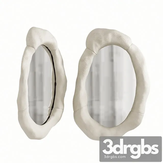 Mirror In Ceramic Frame O Garikova 1 3D Model Download Mirror In Ceramic Frame O Garikova 1 3D Model Download