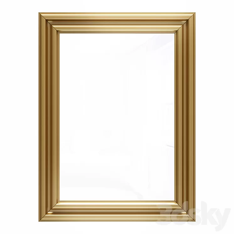 Mirror in metal frame GZ-M1103 3D Model Mirror in metal frame GZ-M1103 3D Model