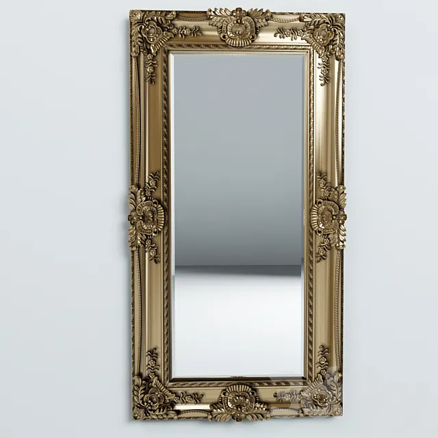Mirror in the classical frame 3D Model Mirror in the classical frame 3D Model