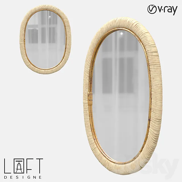Mirror LoftDesigne 100823 model 3D Model