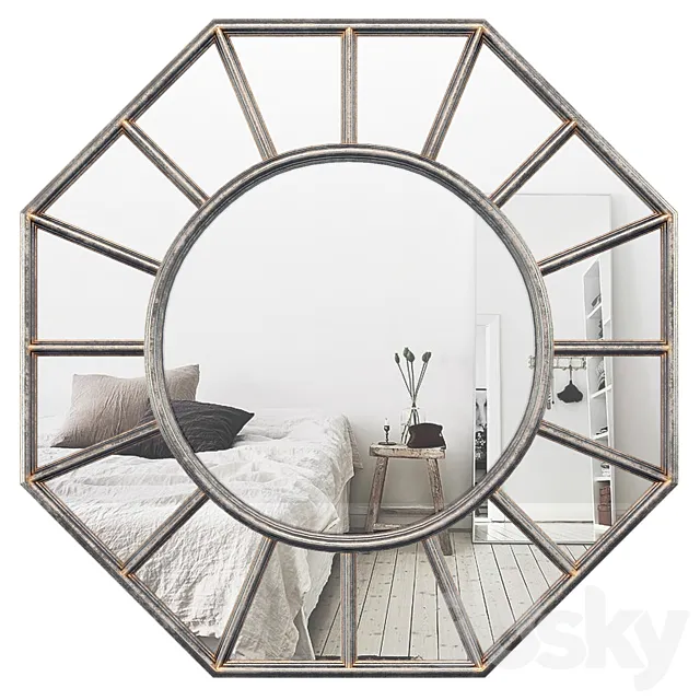 Mirror octagonal Prism F1586ABR 3DModel