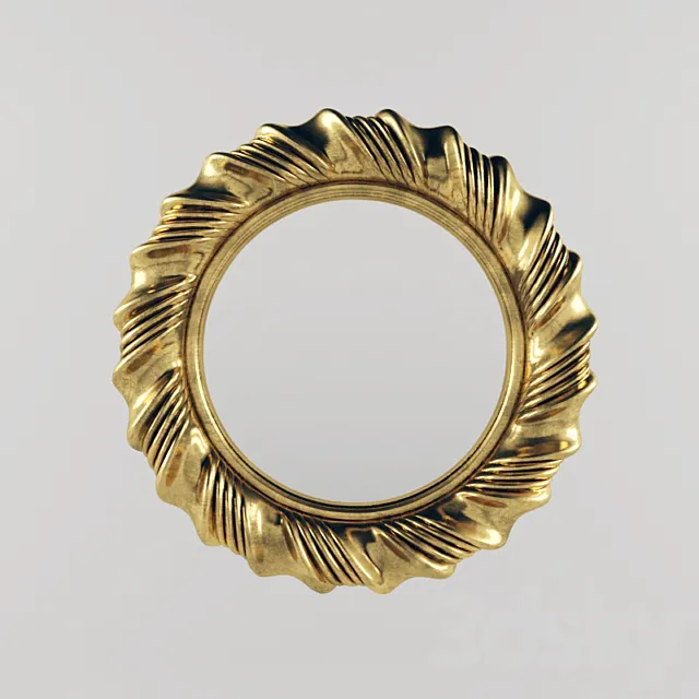 Mirror old gold 3D Model Mirror old gold 3D Model