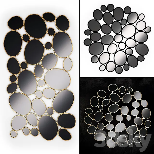 Mirror on wall 56 3DModel