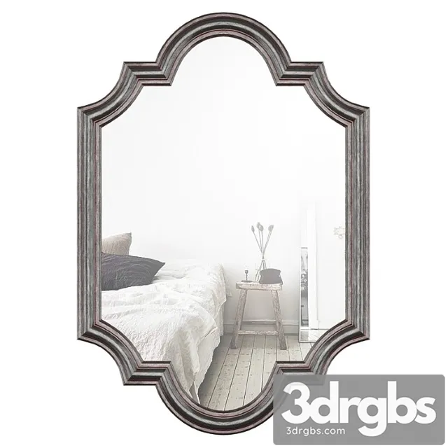Mirror oxford figured black 3D Model Download Mirror oxford figured black 3D Model Download