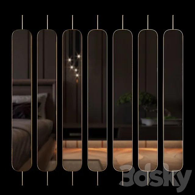 Mirror roll 3D Model Mirror roll 3D Model