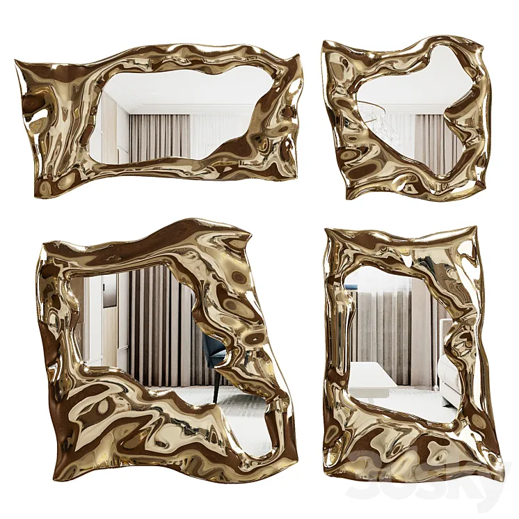 Mirror set 1 3D Model Free Download