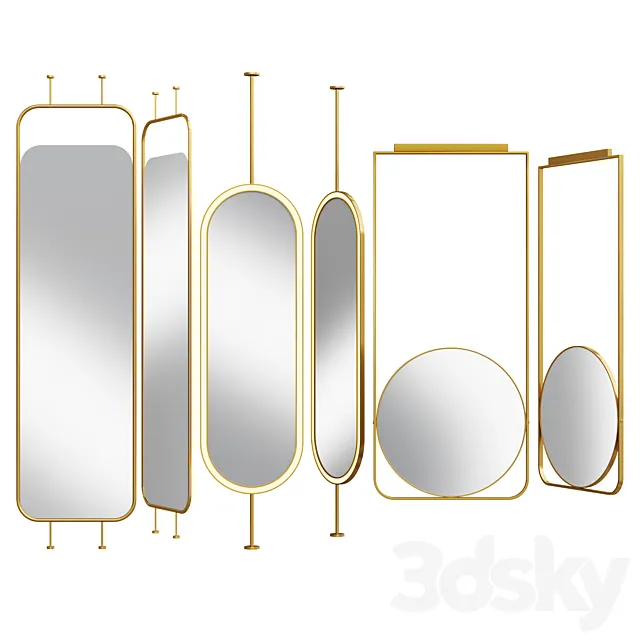 mirror set 3DModel mirror set 3DModel