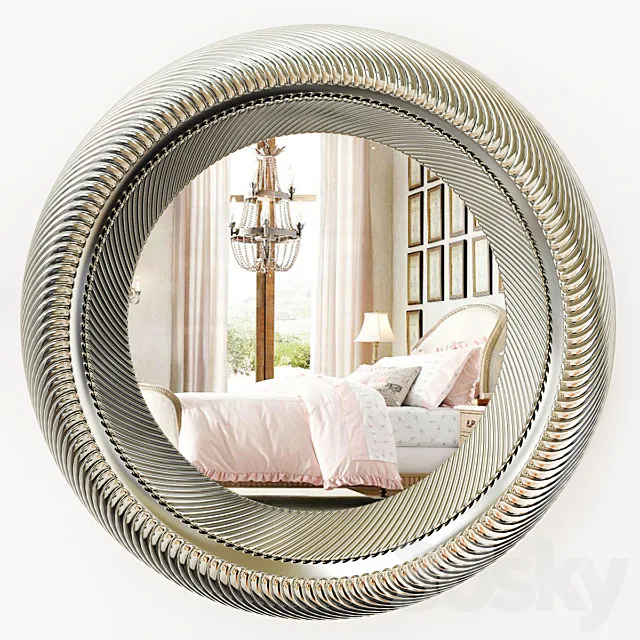 Mirror Silver 3D Model Mirror Silver 3D Model