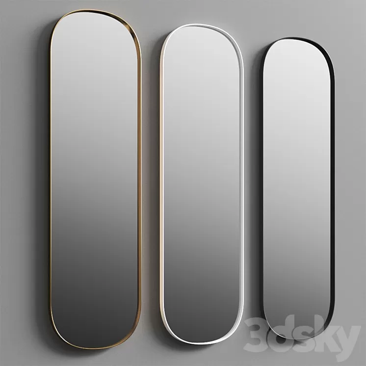 Mirror Unu Mirror 4139 by Frost 3D Model Mirror Unu Mirror 4139 by Frost 3D Model